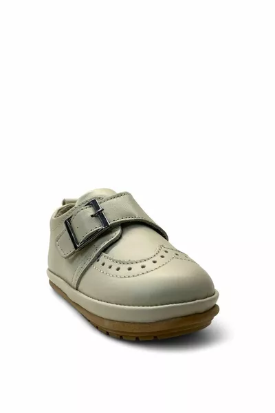  Orthopedische echt lederen unisex babycrème eerste stapschoenen