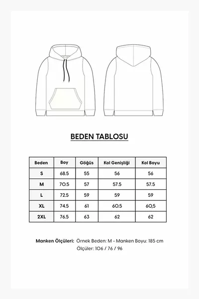2 لي رمادي وأسود فيرموارلي بلوزة كارديجان بغطاء للرأس