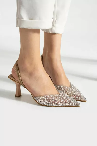 LOLO stone detailed 9cm heeled women's shoes