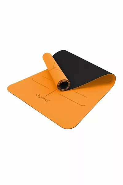 Aligné 6mm Tpe Yoga Mat Pilates Mat Orange