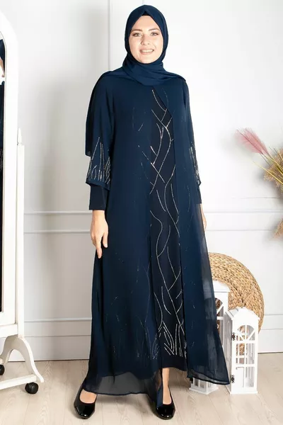 Irmak - Abito da sera - Blu navy- 