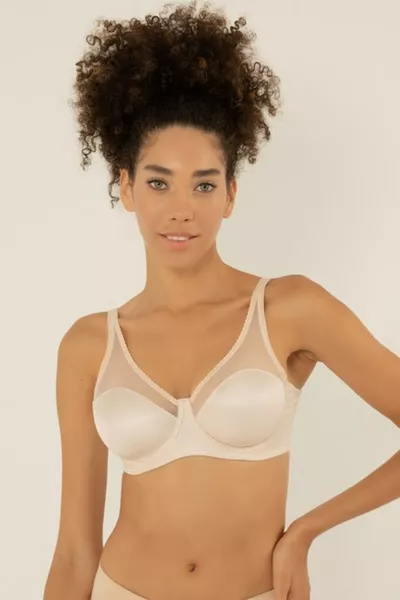 حمالة صدر مصغرة داعمة بتفاصيل تول مع دعامة