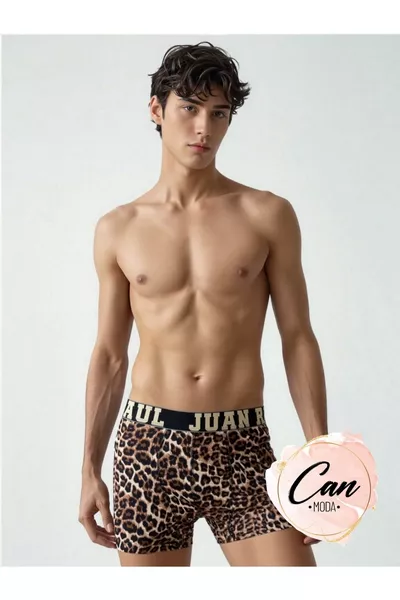 : Patterned Boxer - Leopard Print