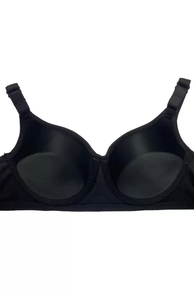 Women's Black Padded Bra with Underwire