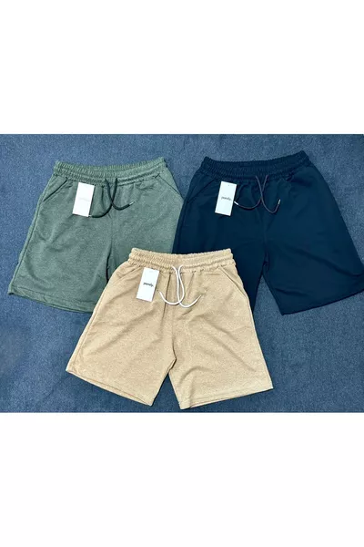 Черные, бежевые, хаки, комплект из 3 шорт