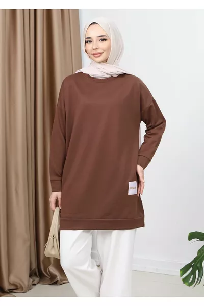 Summer Women's Crew Neck Seasonal Tunic