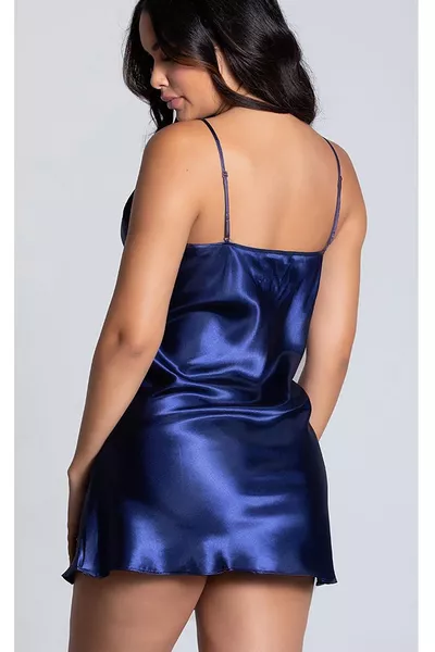 قميص نوم ساتان قصير