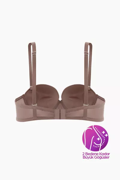 أوليمبوس مشد مزدوج مدعّم إضافي - نحاسي بني - صدرية صغيرة - 