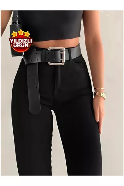 Jean skinny extra noir E.x.t.r.a Black, ne déteint pas, gainant (ceinture non incluse)