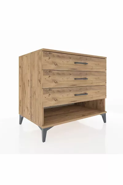 Kronos Dresser 3-Drawer Pine-Pine