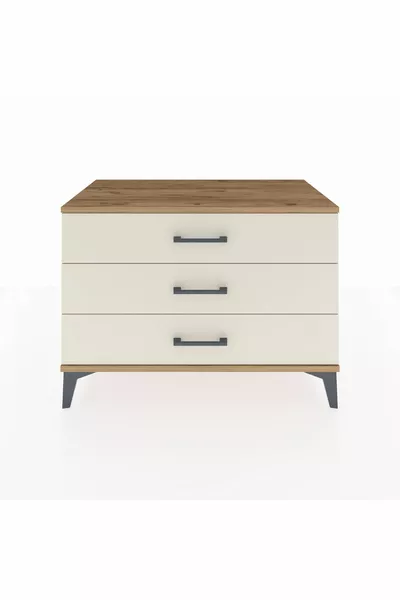 خزانة هايبيريون بثلاثة أدراج - صنوبر وحجر الآيا