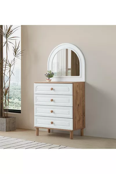 خزانة زنبق بوهيمي بصناديق بدون مرآة