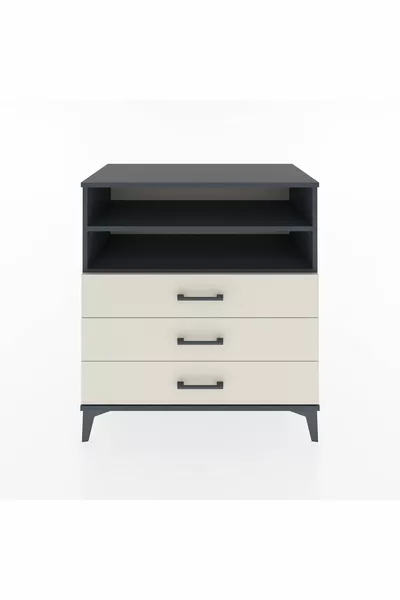 خزانة هايبريون 2 رفوف 3 أدراج أنترسيت-أيتاشي