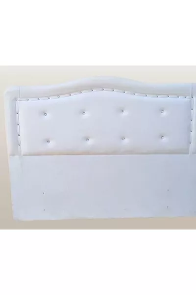 Titel DK Dubbel cm Model Golf Kunstleer Wit Stoffen Kapitein Handgemaakt