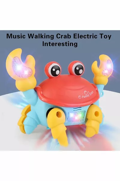 Walking Crab Rope Light Music Helper for Crawling and Walking
