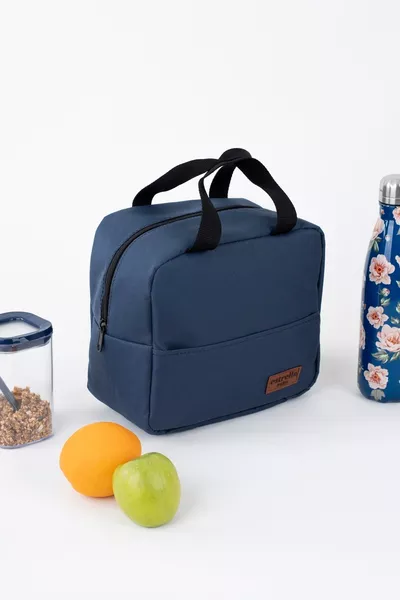 7 л сумка для переноса еды Mila с теплоизоляцией, термальная сумка для питания, кемпинговая, темно-синяя