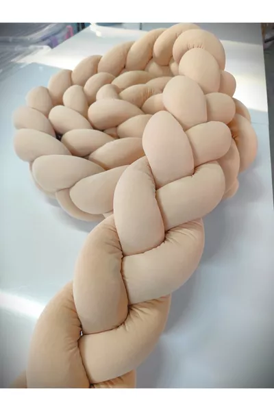 Protection de lit / Berceau à tresses triple Cm