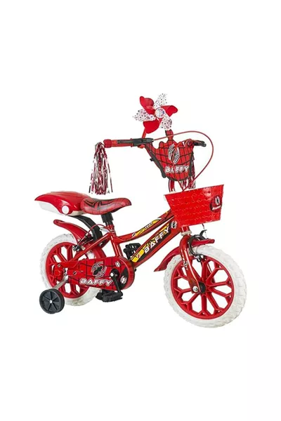 دراجة أطفال سبايدر بعجلات 2-3-4-5-6 سنوات باللون الأحمر