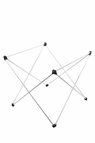 Zusammenklappbarer Stoff-Camping- und Picknicktisch, schwarz, breites Modell, X X cm