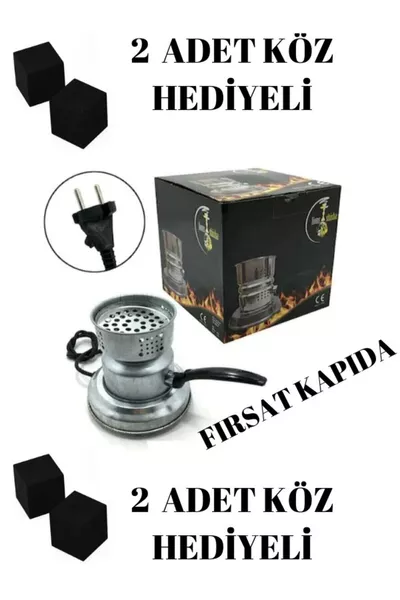 ماكينة إشعال الفحم للشيشة + فحمين هدية