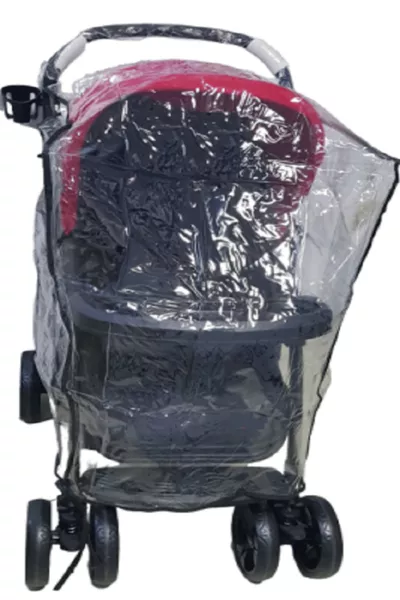 Imperméable sur mesure pour poussette taille XL, grand imperméable pour poussette, Micron