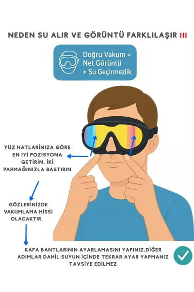 Stamina Swimmer Goggles with Mirror-Lens, Earplugs, Anti-Fog, Vacuum Pool and Sea Goggles