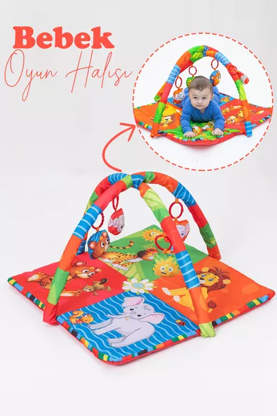 حصيرة لعب للأطفال قابلة للطي، ألعاب للأطفال قبل المدرسة وحصيرة لعب محمولة