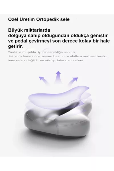 White Running Fitness Bike Spin Bike Upright Exercise Home Treadmill Bike