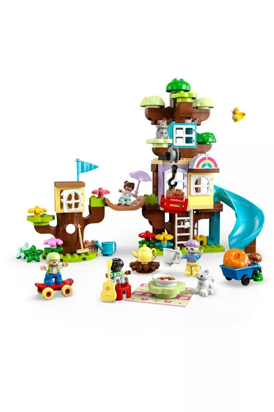 ® DUPLO® 3 в 1 Дървена къща + Комплект за създаване на играчки (части)