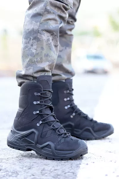  Meridiaan Waterdichte Leren Heren Militaire Bootschoenen