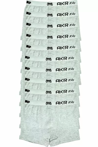 Boxershort met katoenen elastaan voor jongens ( stuks)