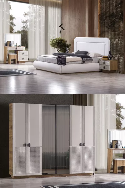 Slaapkamer Set Luna 6 met Schuifdeuren