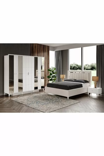 Adra White Bedroom Set