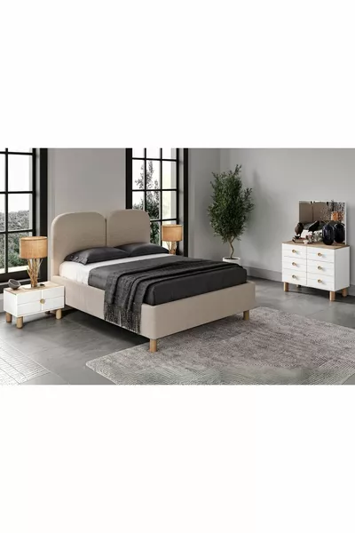 Evia Mirrored Bedroom Set