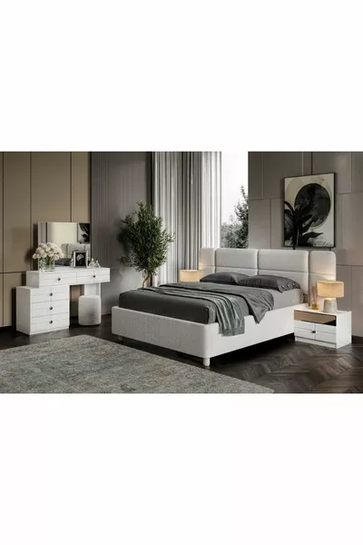 Gems White Yatak Odası Takımı