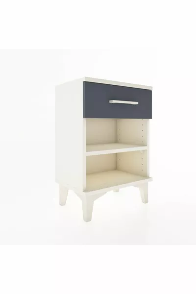 أرجس كومودينو، رف واحد، درج واحد، حجر القمر - أنثراسيت