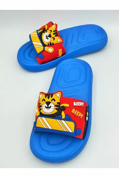 شبشب ولد بطبعة قطة