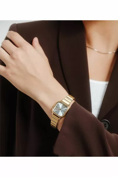 سلسلة إليغانت - ساعة يد نسائية مربعة