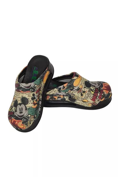 Dames Sabo Slippers met Airmax Orthopedische Miki-print