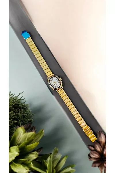 Vintage Minimal Edelstahl Elegante Armbanduhr