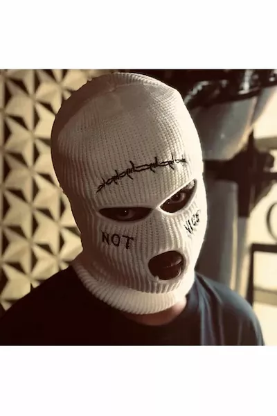 Не е хубаво бодлива тел Не е хубаво цветна маска за лице Балаклава