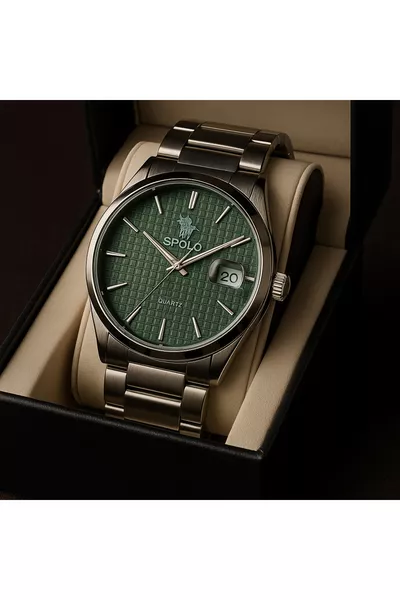 Nouvelle saison Montre bracelet homme couleur argent