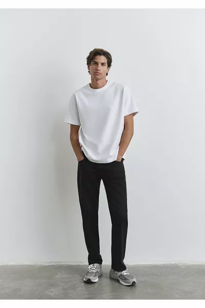 Джинсы Lisbon Street тёмно-антрацитовые Smoke 