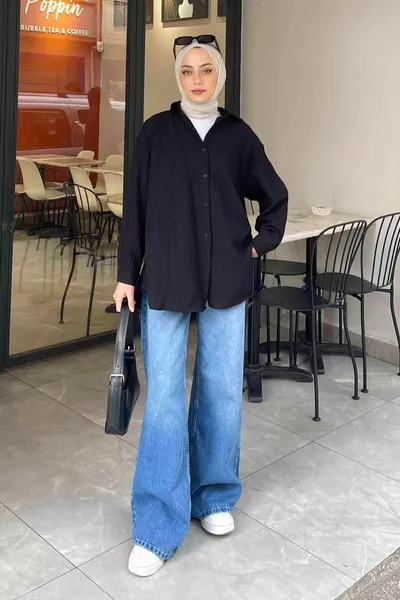 Collared Shirt Black