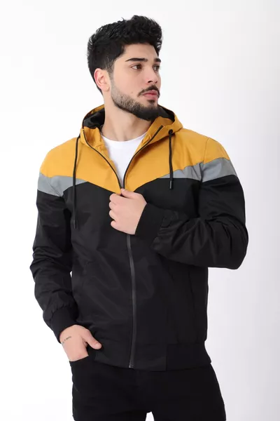 سترة موسمية بغطاء رأس من بطانة مثلثة بيل 