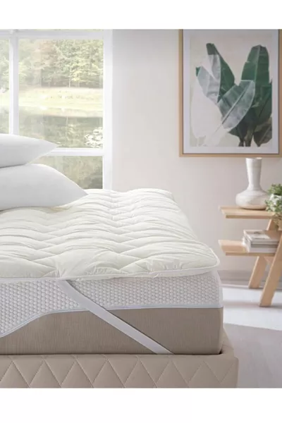 % Пълнеж от вълна Спален матрак с ластик Миещ се Високоплътен