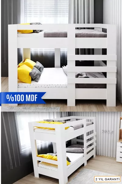 سرير متعدد الطبقات من MDF متوافق مع Star Yatak -1