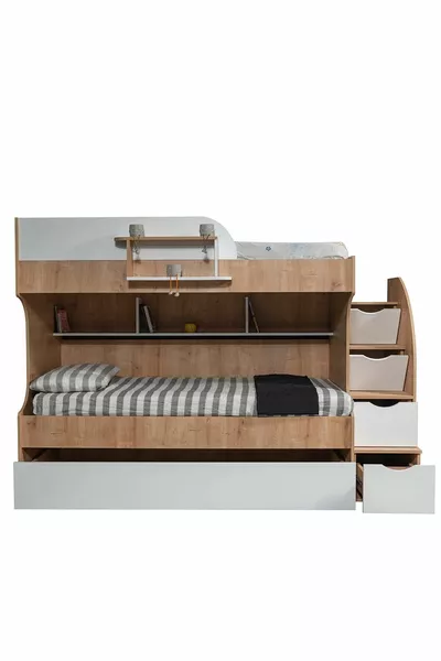 سرير بطابقين، سرير بطابقين أورورا مع سريرين نوم مريحين