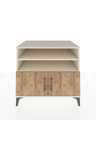 Kronos Dresser 3 Shelves 2 Doors Moonstone-Pine