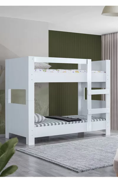 Lit superposé, Lit superposé séparable Açelya avec 2 matelas Comfort